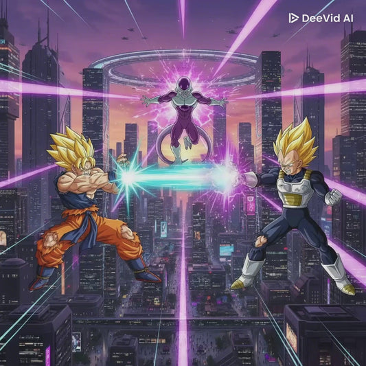 Goku Kamehameha Magnetic LED Lamp – Rechargeable, Dimmable Super Saiyan Night Light with Touch Control, USB-C – Anime Desk Lamp & Room Decor Gift for Him
